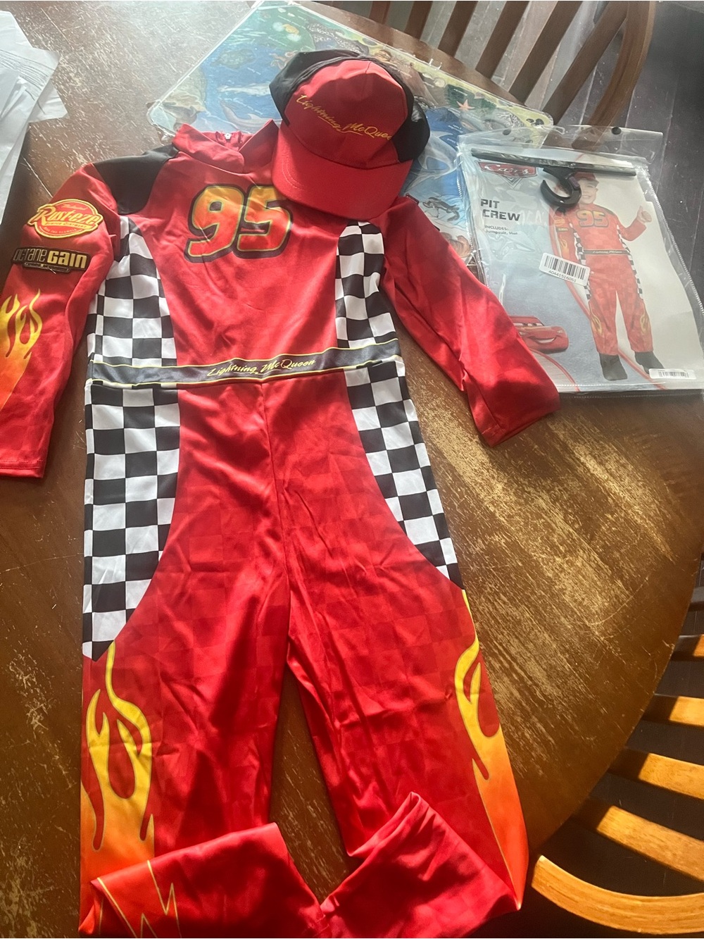 Disney Pixar Pit Crew Cars Halloween Costume 5t-6t
